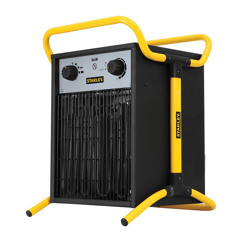 Aeroterma industriala de putere mare, 9 kW, 2 trepte de incalzire, IPX4, carcasa metalica masiva - imagine 3
